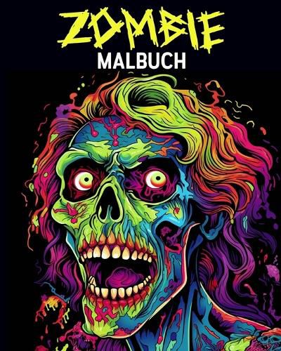 Cover image for Zombie Coloring Book