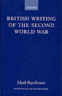Cover image for British Writing of the Second World War