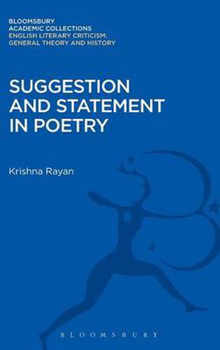 Cover image for Suggestion and Statement in Poetry