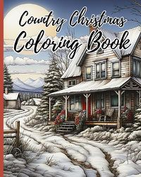 Cover image for Country Christmas Coloring Book