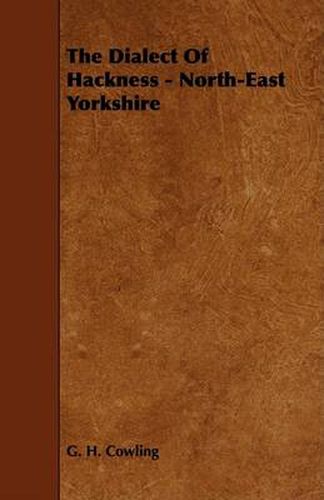 Cover image for The Dialect of Hackness - North-East Yorkshire