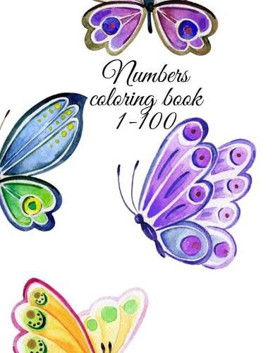 Cover image for Numbers coloring book 1-100