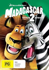 Cover image for Madagascar Escape 2 Africa Dvd