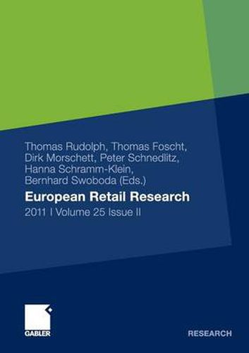 Cover image for European Retail Research 2011, Volume 25 Issue II