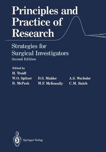 Cover image for Principles and Practice of Research: Strategies for Surgical Investigators