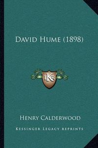 Cover image for David Hume (1898)