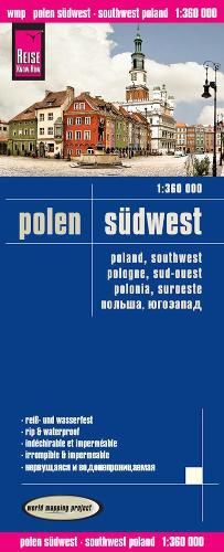 Cover image for Poland, South West (1:360.000) 2016