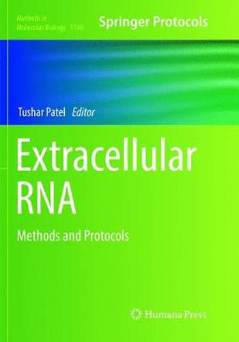 Cover image for Extracellular RNA: Methods and Protocols