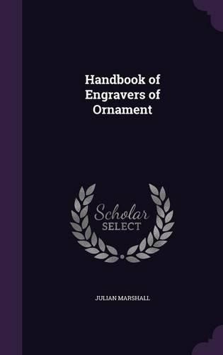 Cover image for Handbook of Engravers of Ornament