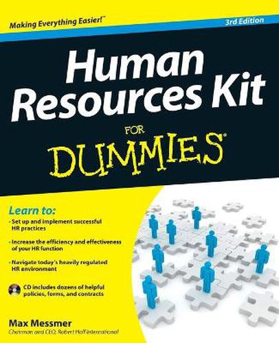Cover image for Human Resources Kit For Dummies