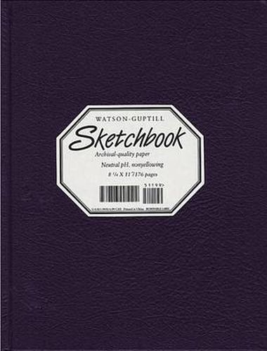 Wg Sketchbook Kivar Cover 8.25 X 11 Blackberry