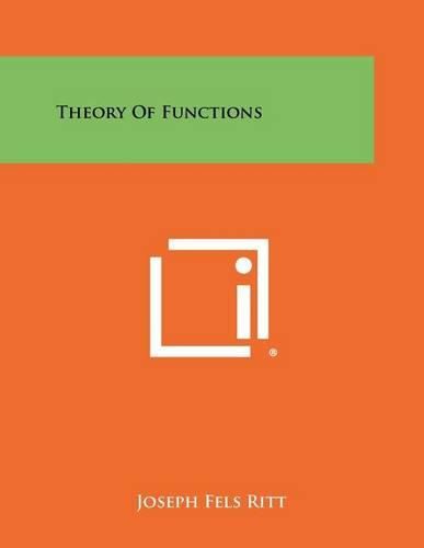 Cover image for Theory of Functions