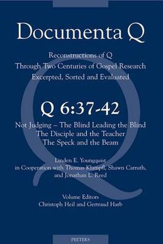 Cover image for Q6: 37-42. Not Judging - The Blind Leading the Blind - The Disciple and the Teacher - The Speck and the Beam