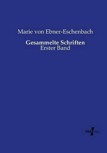 Cover image for Gesammelte Schriften: Erster Band