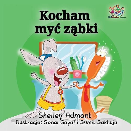 Cover image for I Love to Brush My Teeth (Polish language): Polish children's Book