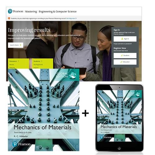Cover image for Mechanics of Materials in SI Units, Global Edition + Mastering Engineering with eText