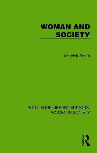 Cover image for Woman and Society