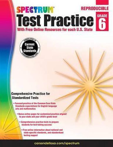 Cover image for Spectrum Test Practice, Grade 6