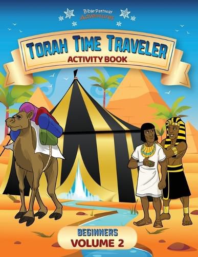 Cover image for Torah Time Traveler Activity Book for Beginners (Volume 2)