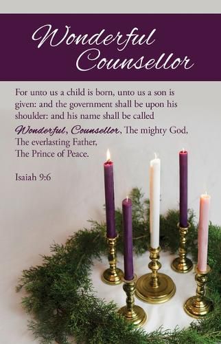 Cover image for Advent Bulletin: Wonderful Counsellor (Package of 100)