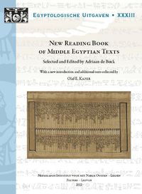 Cover image for New Reading Book of Middle Egyptian Texts