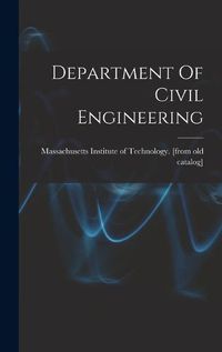 Cover image for Department Of Civil Engineering