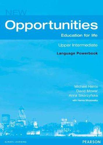 Cover image for Opportunities Global Upper-Intermediate Language Powerbook NE