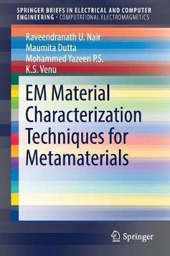 Cover image for EM Material Characterization Techniques for Metamaterials