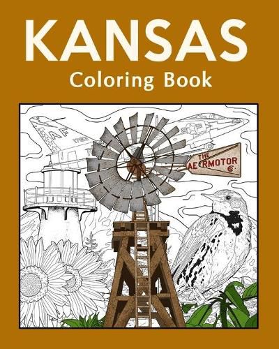 Cover image for Kansas Coloring Book