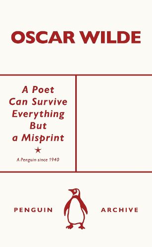 Cover image for A Poet Can Survive Everything But a Misprint