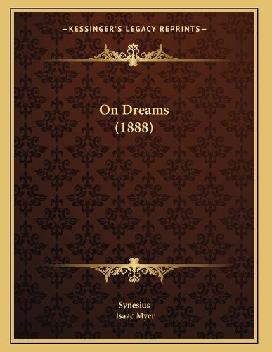 Cover image for On Dreams (1888)