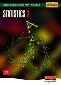 Cover image for Advancing Maths for AQA: Statistics 2  2nd Edition (S2)