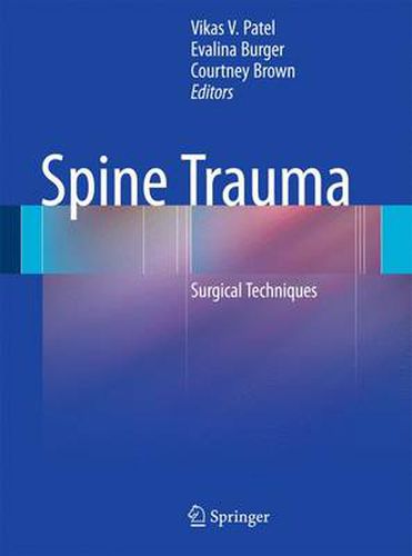 Cover image for Spine Trauma: Surgical Techniques