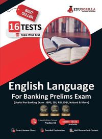 Cover image for English Language For Banking Prelims Exam 16 Solved Topic-Wise Tests For SBI/IBPS/RBI/IDBI Bank/Nabard/Clerk/PO