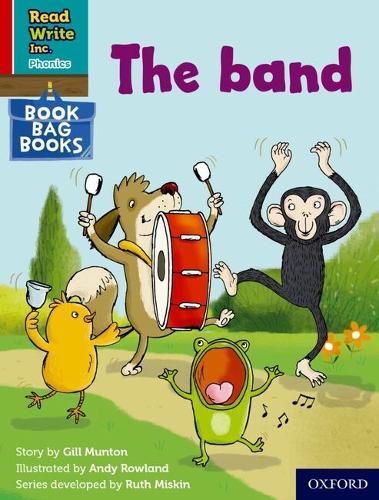 Cover image for Read Write Inc. Phonics: The band (Red Ditty Book Bag Book 7)