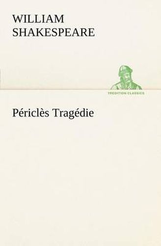 Cover image for Pericles Tragedie