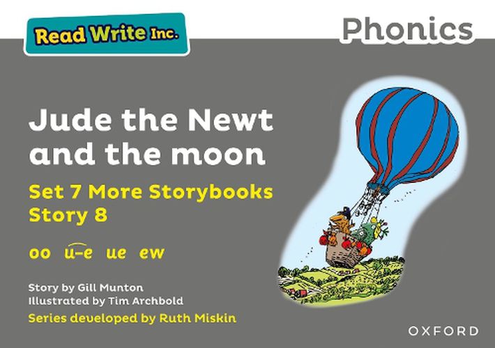 Read Write Inc. Phonics: Grey Set 7A Storybook 8 Jude the Newt and the moon