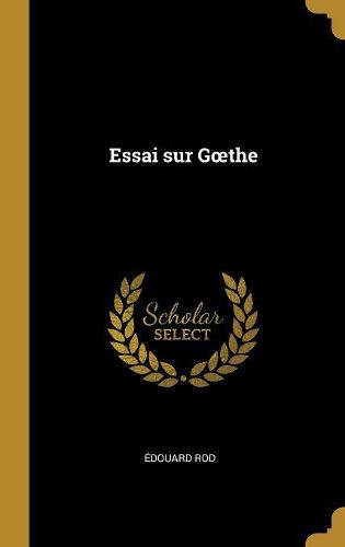Cover image for Essai sur Goethe