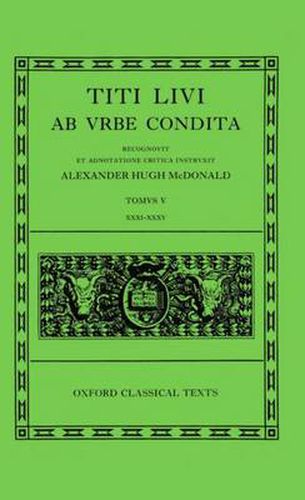 Cover image for Livy Ab Urbe Condita