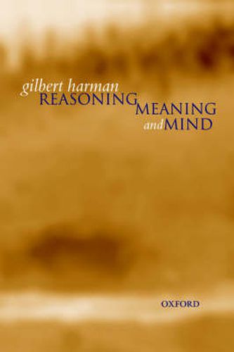 Cover image for Reasoning, Meaning and Mind