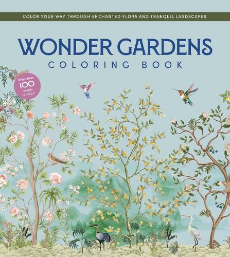 Cover image for Wonder Gardens Coloring Book