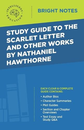 Cover image for Study Guide to The Scarlet Letter and Other Works by Nathaniel Hawthorne