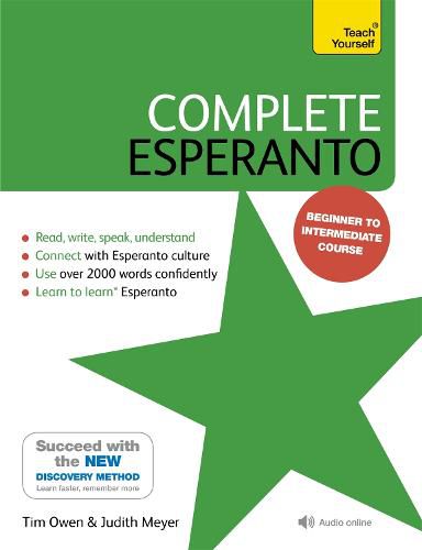 Cover image for Complete Esperanto: Learn to read, write, speak and understand Esperanto