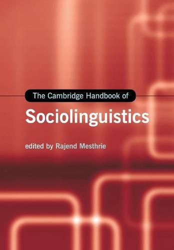 Cover image for The Cambridge Handbook of Sociolinguistics