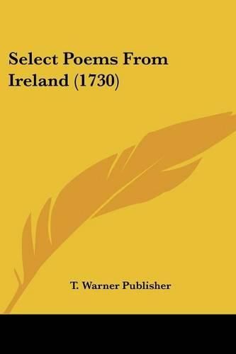 Cover image for Select Poems from Ireland (1730)