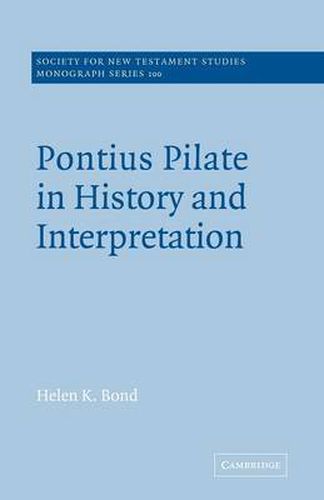 Cover image for Pontius Pilate in History and Interpretation