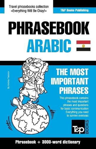 Cover image for English-Egyptian Arabic phrasebook and 3000-word topical vocabulary