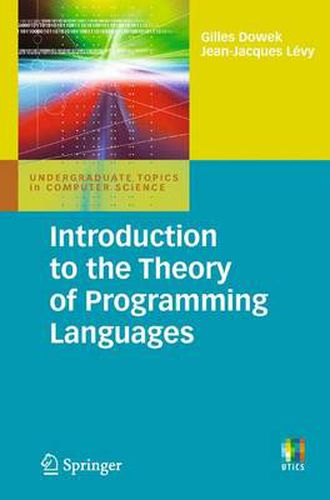 Cover image for Introduction to the Theory of Programming Languages