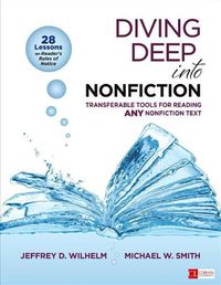 Cover image for Diving Deep Into Nonfiction, Grades 6-12: Transferable Tools for Reading ANY Nonfiction Text