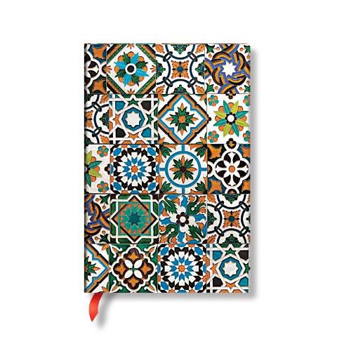Cover image for Porto (Portuguese Tiles) Mini Hardback Address Book (Elastic Band Closure)